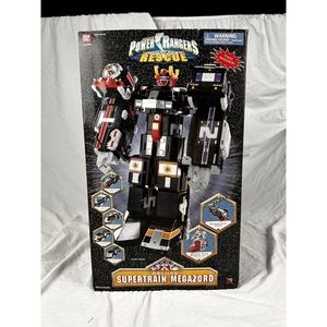 Power Rangers Light Speed Rescue Deluxe Super Train Megazord